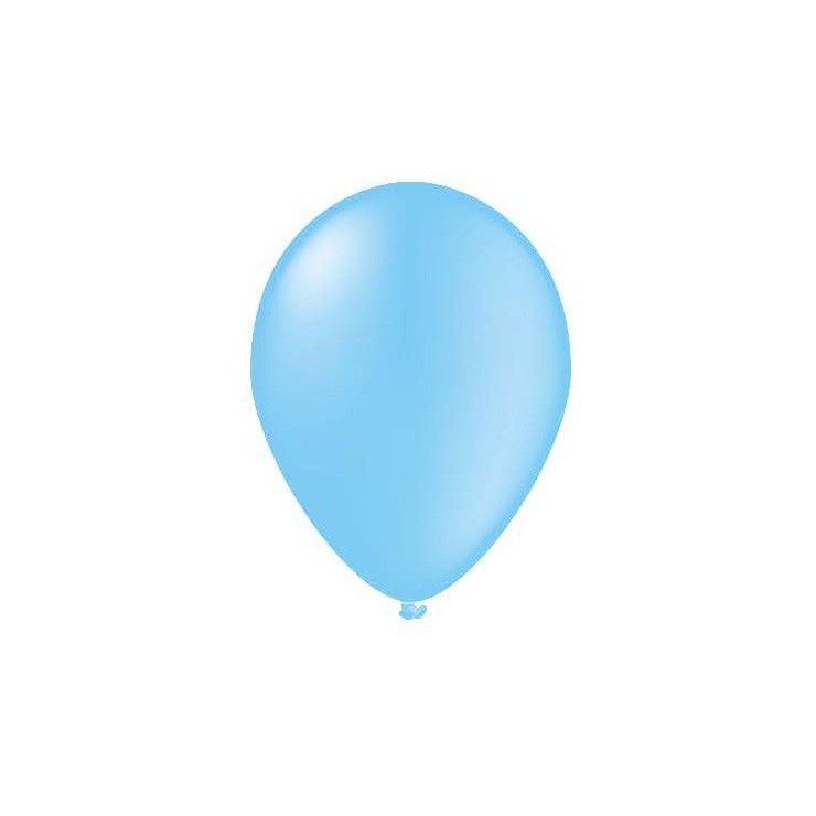 100 ballons bleu ciel