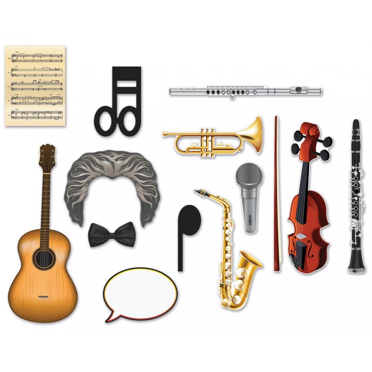 Accessoires photobooth orchestre musical