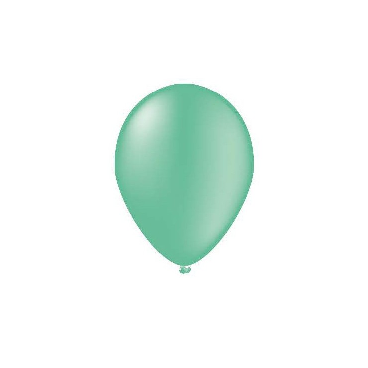 100 ballons vert sarcelle