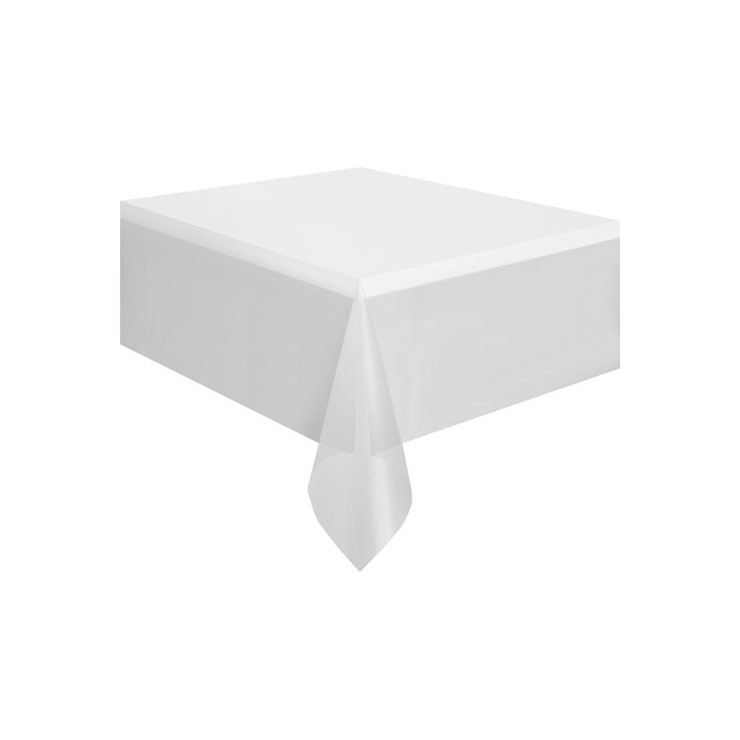 Nappe transparente en plastique