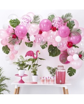 Kit arche de ballons rose