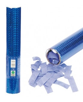 Canon confetti bleus 30 cm