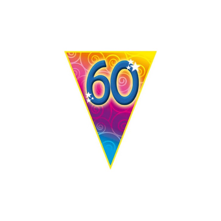 Guirlande fanions 60 ans