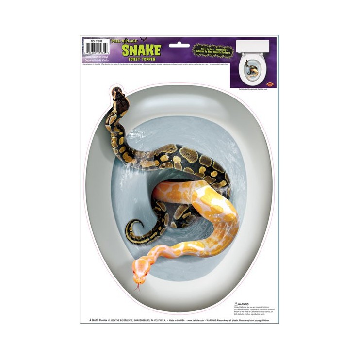Serpents dans les WC