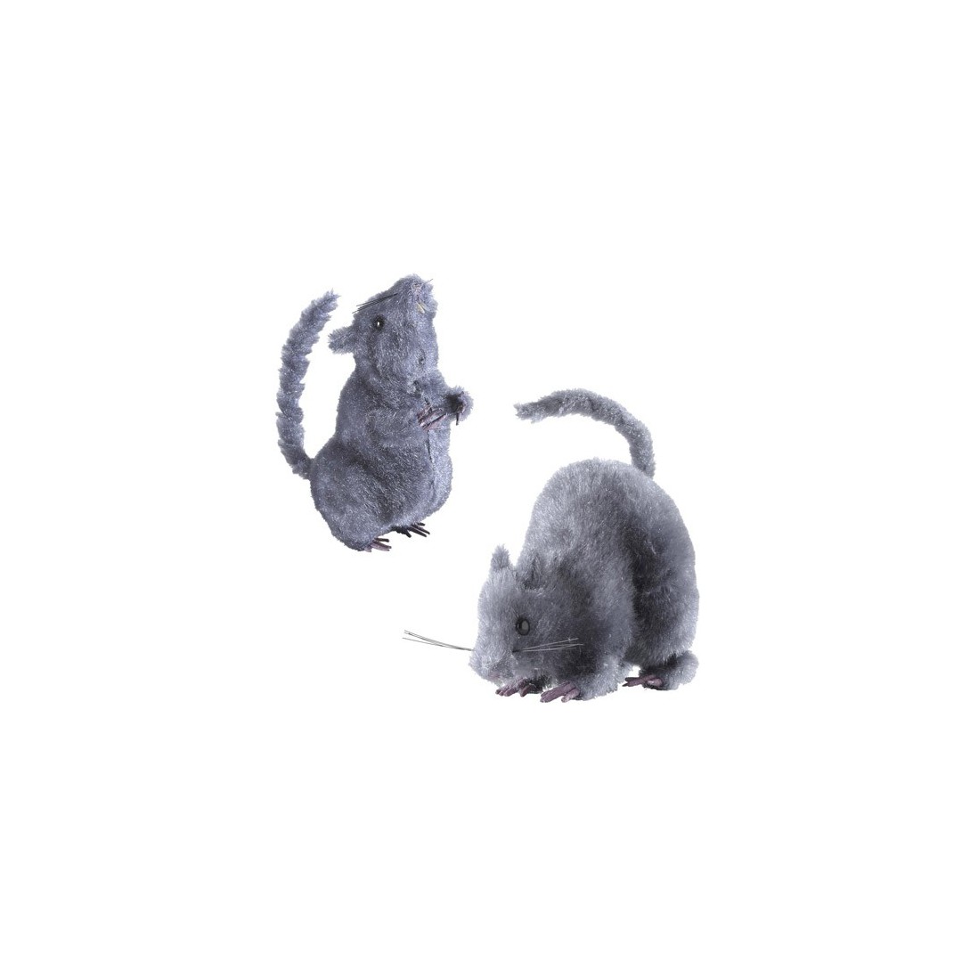Rat gris 13 cm