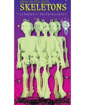 Squelettes phosphorescents 15 cm