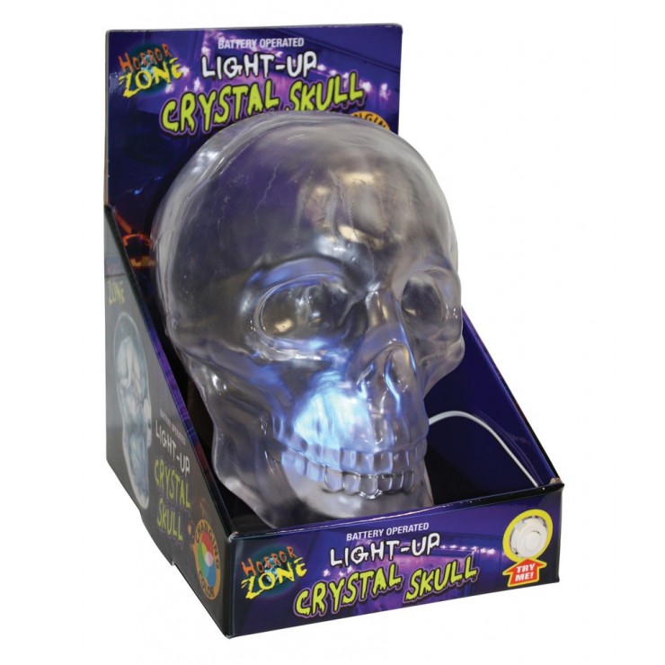 Crâne cristal lumineux