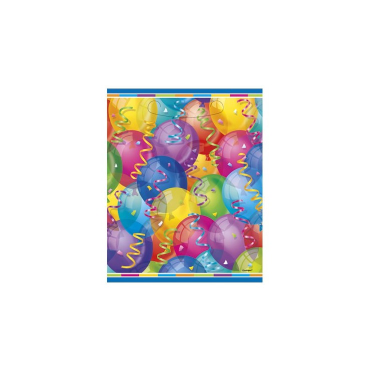 Sacs cadeaux ballons & serpentins