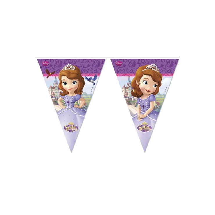 Guirlande fanions Princesse Sofia