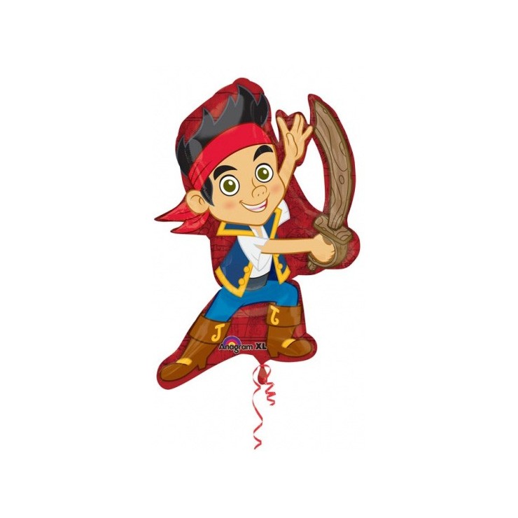 Ballon mylar Jake & les pirates 78 cm