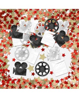Confettis table cinéma