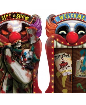 Deco holographique creepy circus