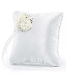 Coussin porte alliances blanc