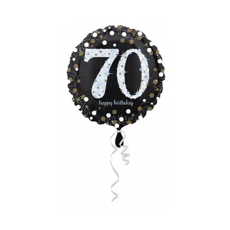 Ballon holographique 70 ans