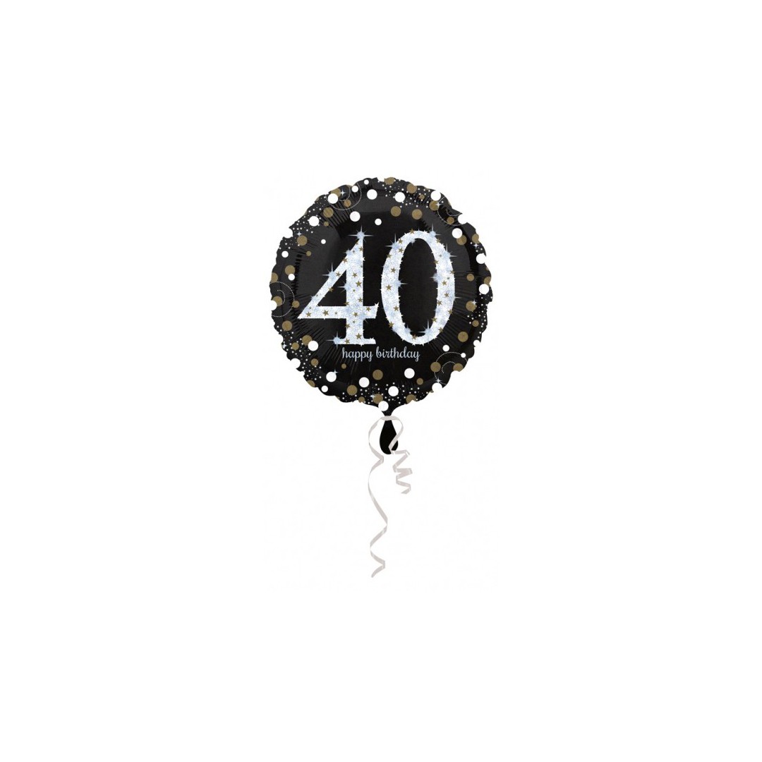 Ballon holographique 40 ans