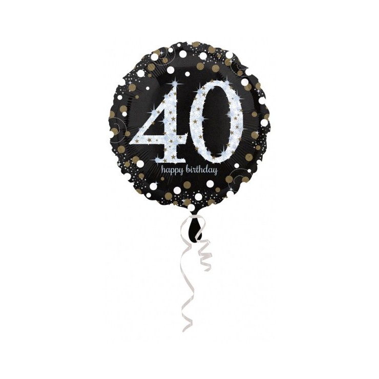 Ballon holographique 40 ans