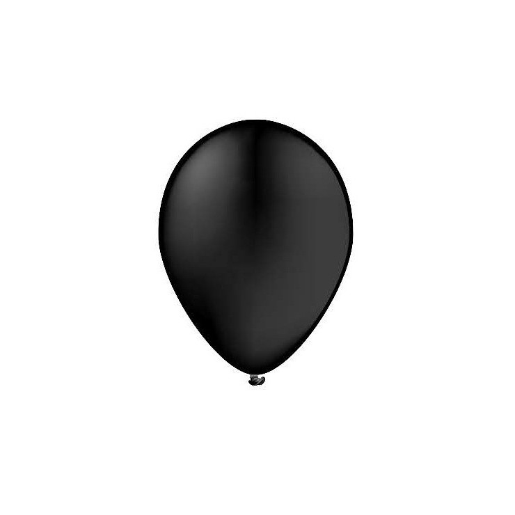 25 ballons noirs