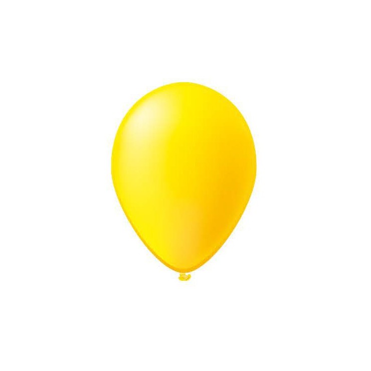25 ballons jaunes