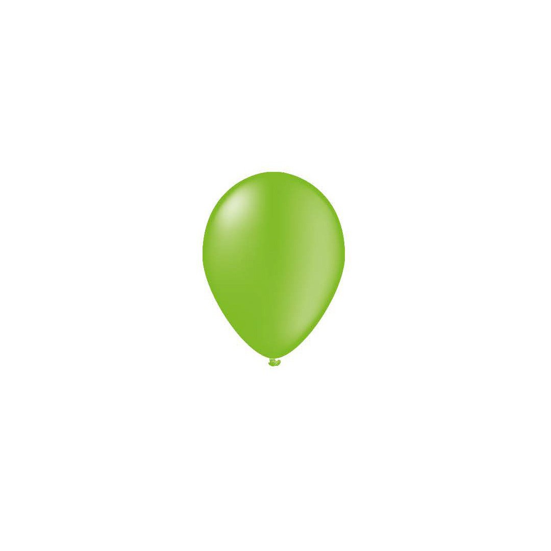 25 ballons vert pistache