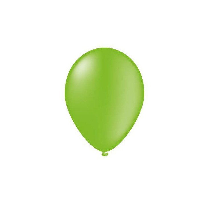 25 ballons vert pistache
