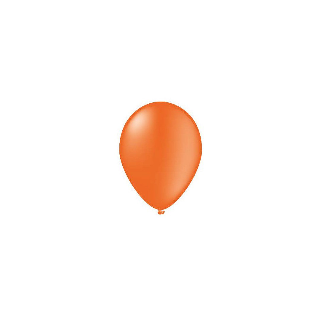 100 ballons orange