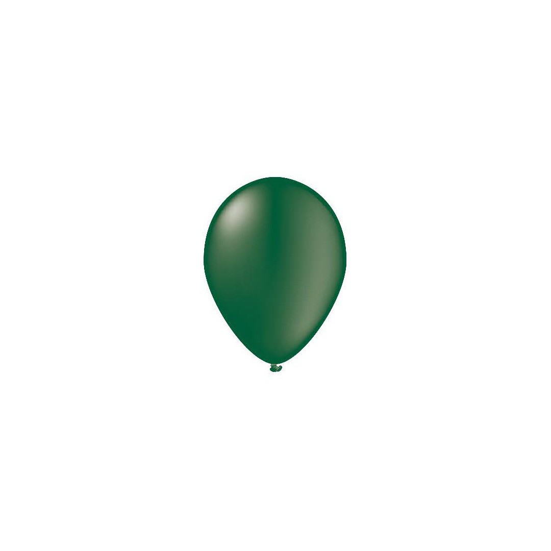 100 ballons vert sapin