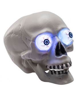 Crâne aux yeux lumineux