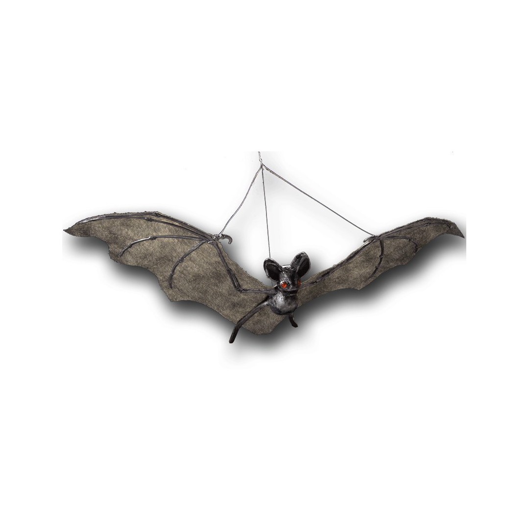 Chauve-souris noire et grise 54 cm