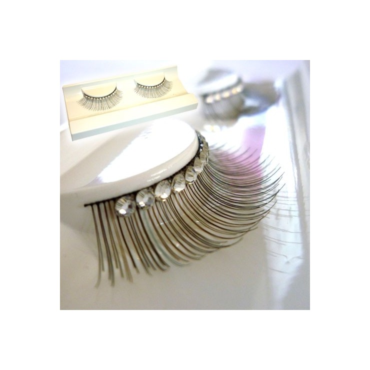 Faux cils cristaux Swarovski