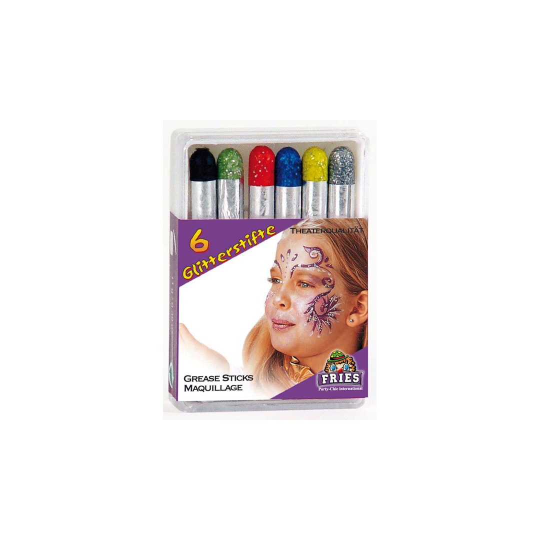 Crayons de paillettes x6