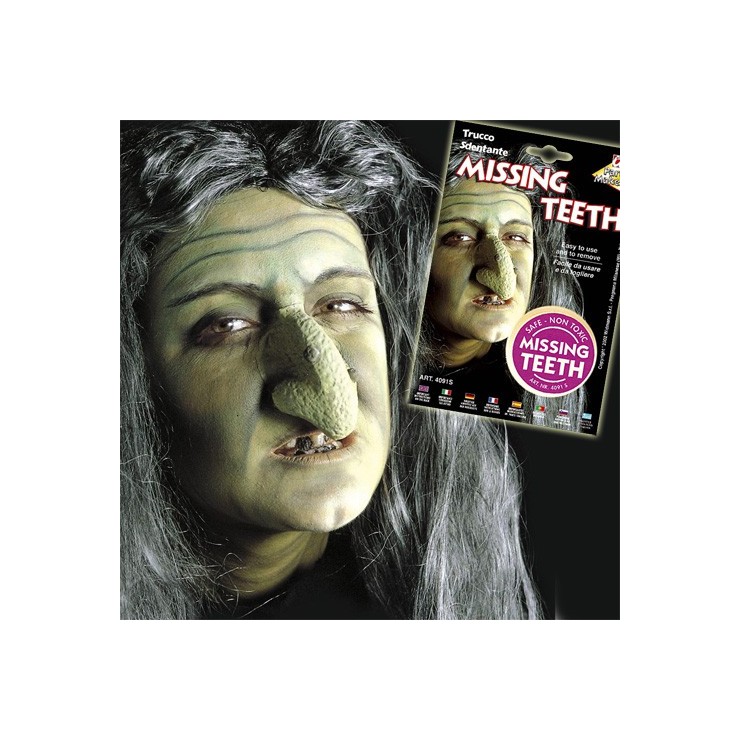 maquillage dents manquantes