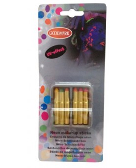 Crayons maquillage fluo x6