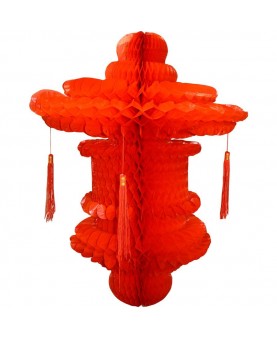 Suspension chinoise rouge