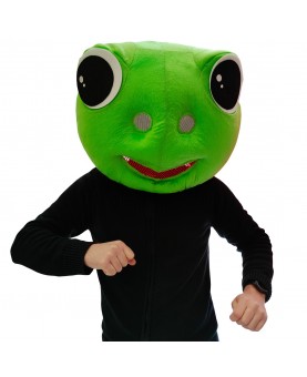 Tête mascotte grenouille