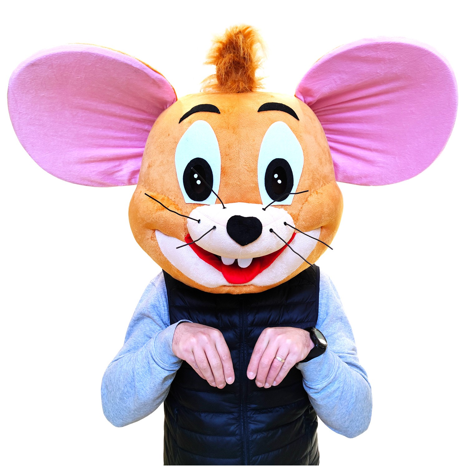 Tête mascotte souris