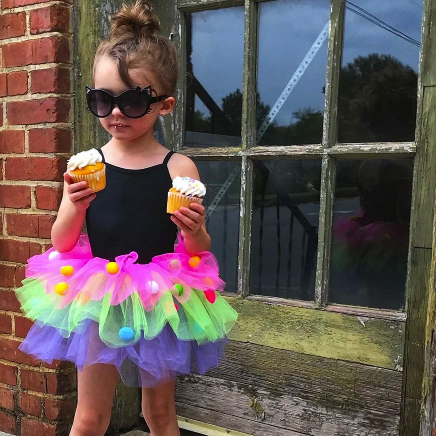 Tutu avec pompons Tutu avec pompons
