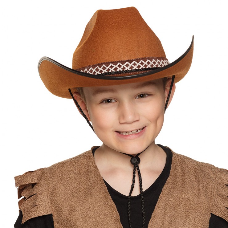 Chapeau cowboy marron