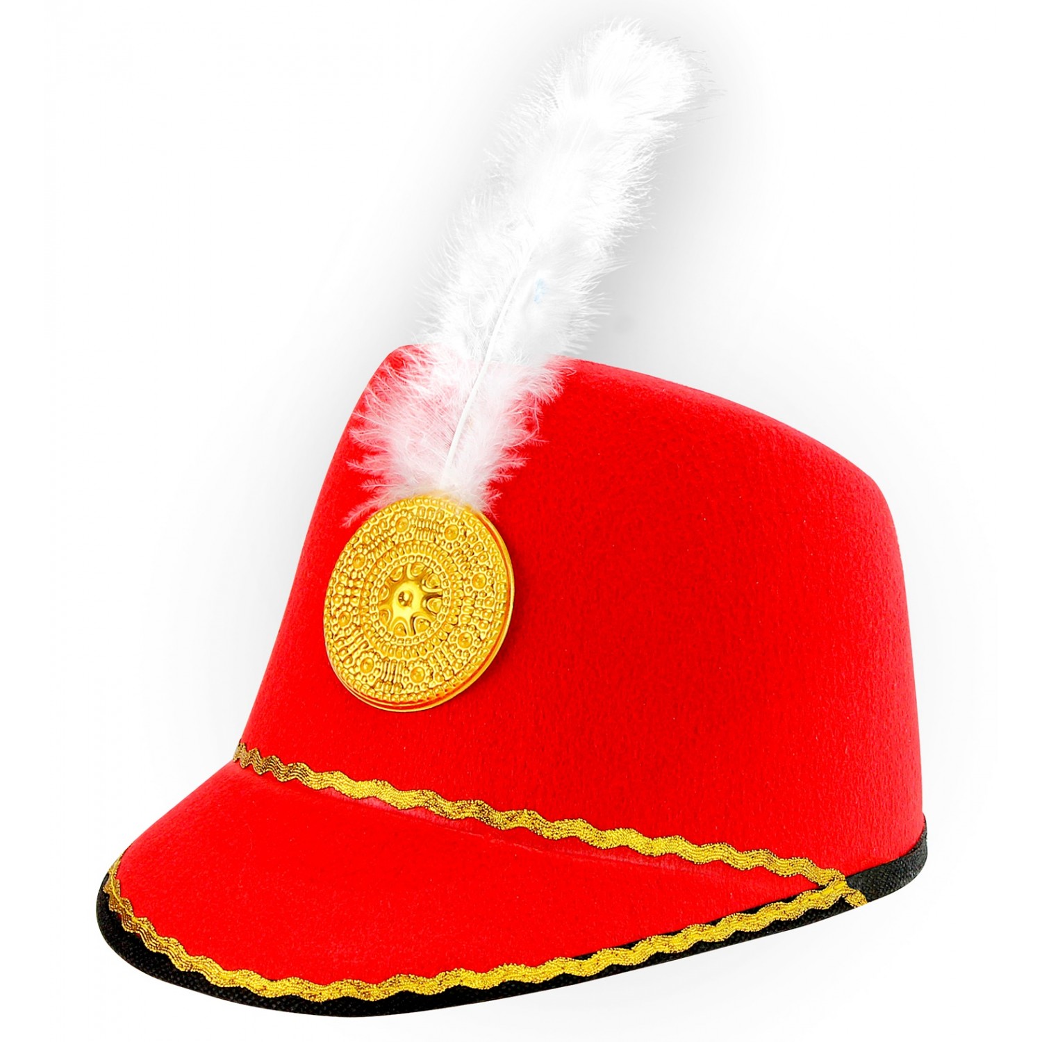 Chapeau majorette rouge