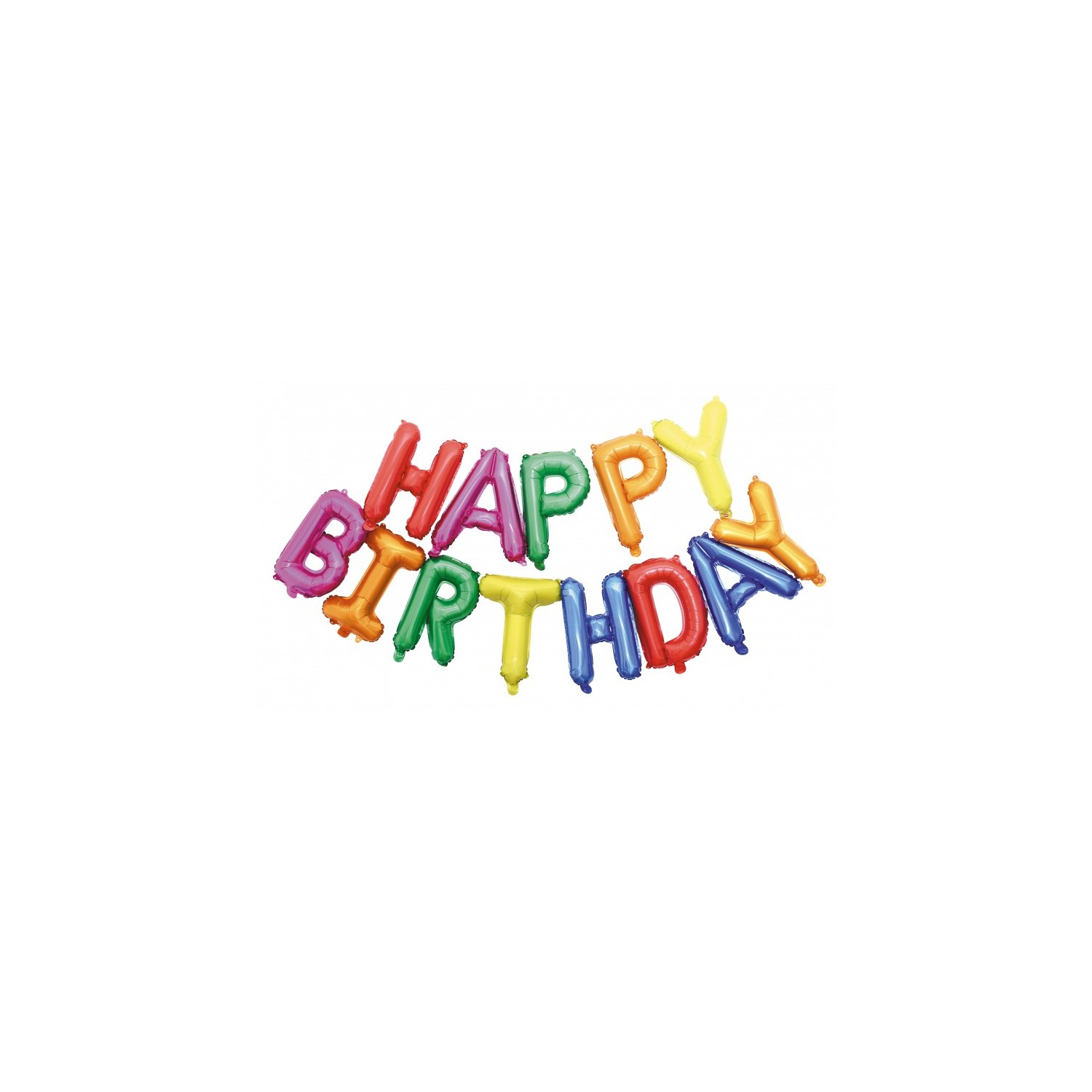 Ballons mylar Happy Birthday