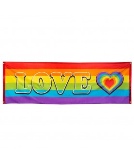 Bannière rainbow love
