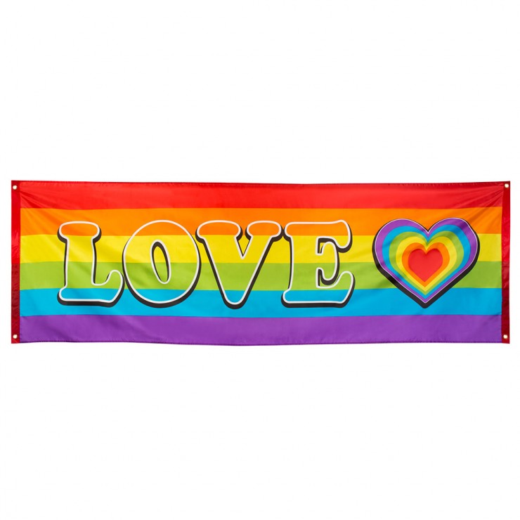 Bannière rainbow love