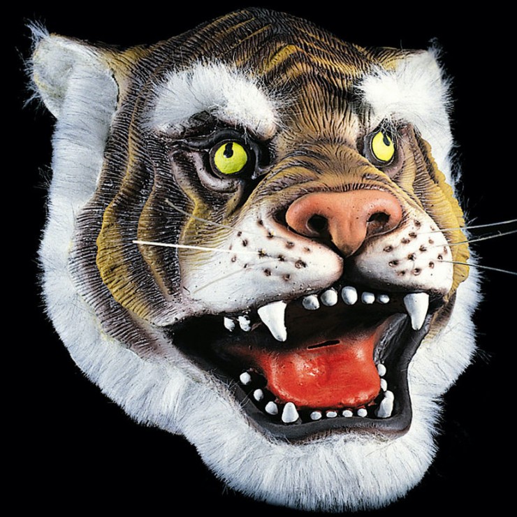 Masque tigre latex