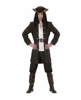 Manteau capitaine pirate luxe