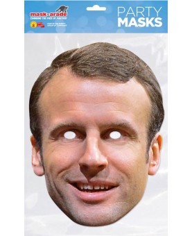 Masque carton Emmanuel Macron