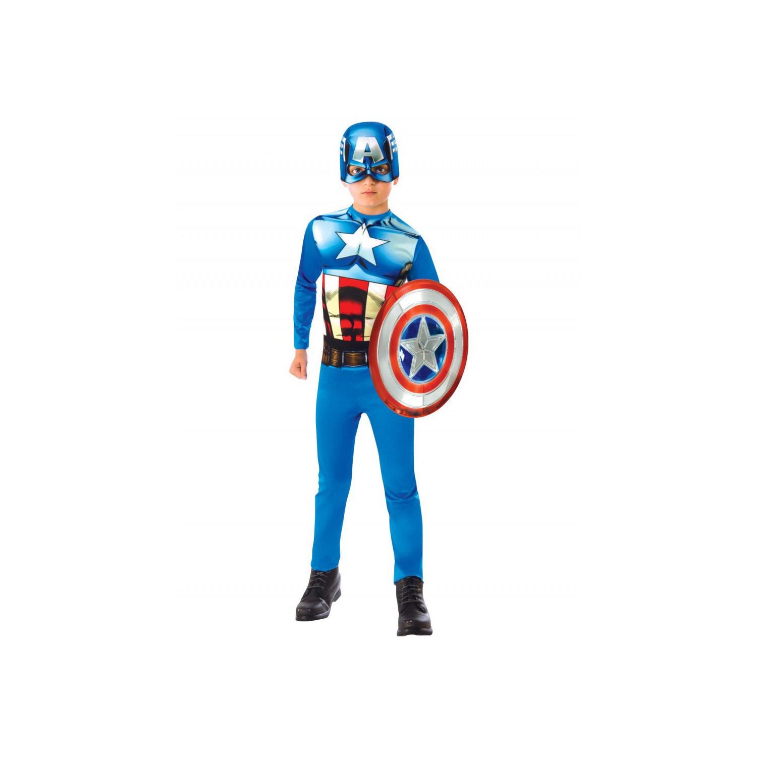 Déguisement captain America avec bouclier