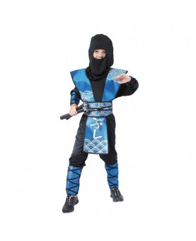 Déguisement ninja bleu enfant