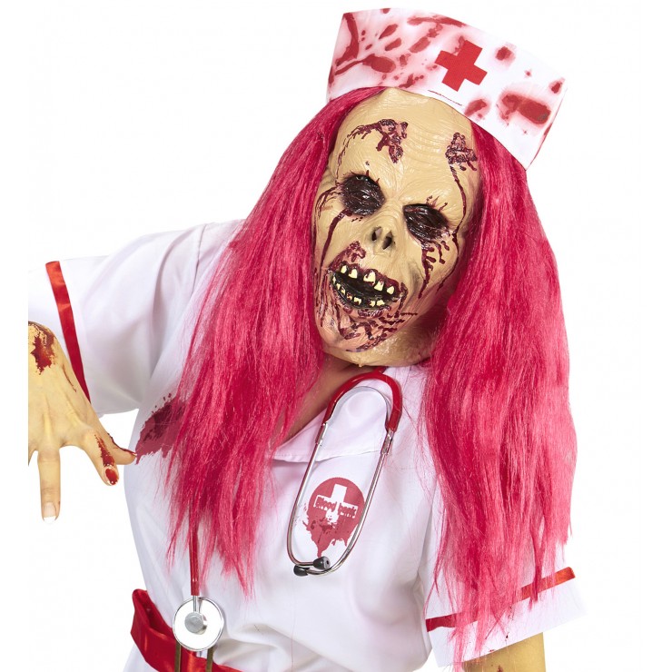 Masque d'infirmière zombie