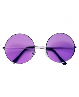 Lunettes années 70 violettes