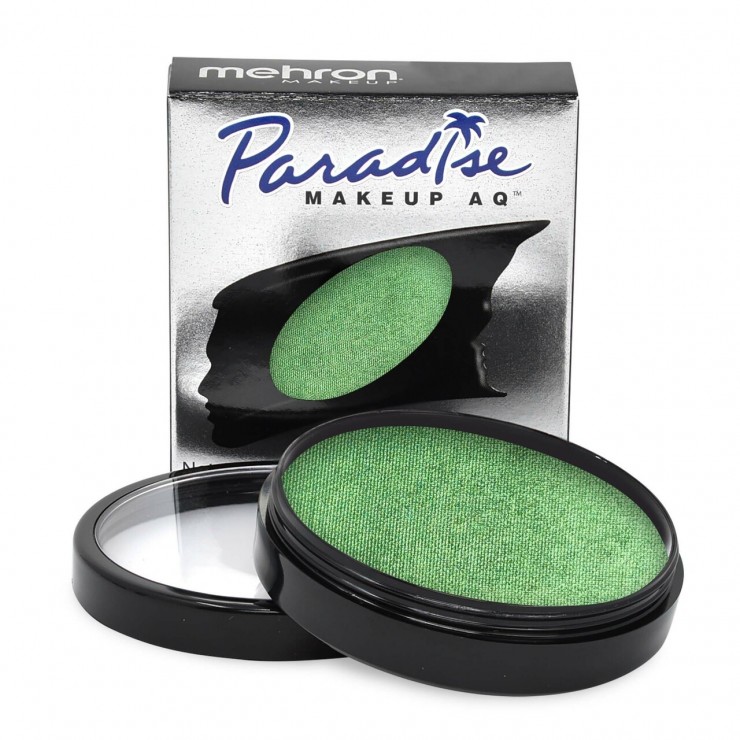 Mehron paradise makeup AQ vert métallique 40g