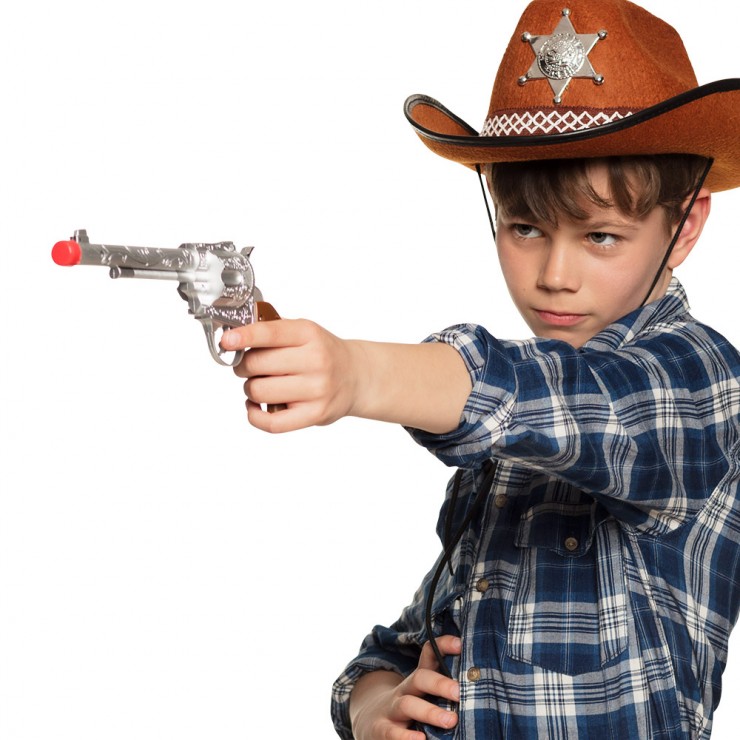 Pistolet cow boy enfant, Jouet revolver cowboy, Achat pistolet à